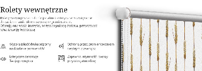 Rolgordijn voor het raam Graan