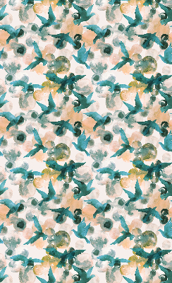 Rolgordijn verduisterend Vogels en kleurrijke vlekken