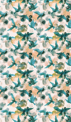 Rolgordijn verduisterend Vogels en kleurrijke vlekken