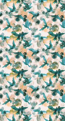 Rolgordijn verduisterend Vogels en kleurrijke vlekken