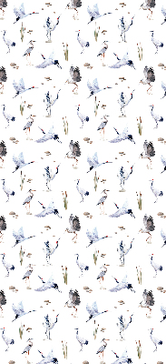 Rolgordijn voor het raam Reigers