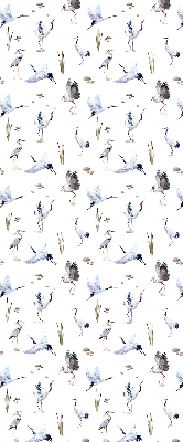 Rolgordijn voor het raam Reigers