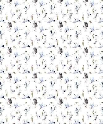 Rolgordijn voor het raam Reigers