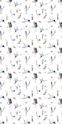 Rolgordijn voor het raam Reigers