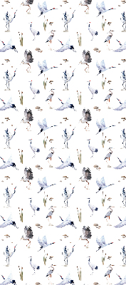 Rolgordijn voor het raam Reigers