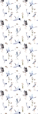 Rolgordijn voor het raam Reigers