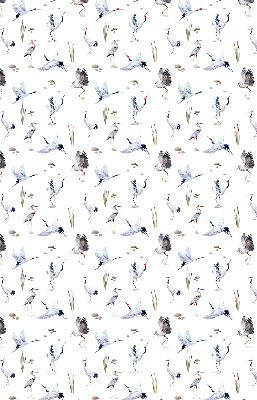 Rolgordijn voor het raam Reigers