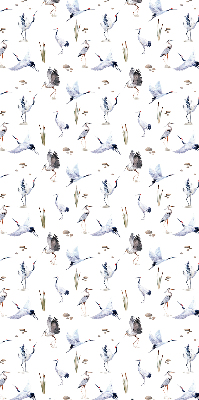 Rolgordijn voor het raam Reigers