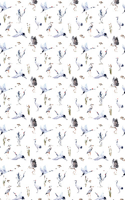 Rolgordijn voor het raam Reigers