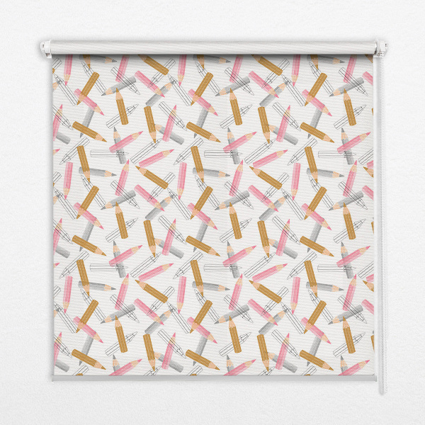 Rolgordijn verduisterend Kleurpotloden