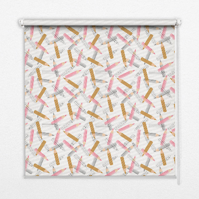 Rolgordijn verduisterend Kleurpotloden