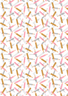 Rolgordijn verduisterend Kleurpotloden