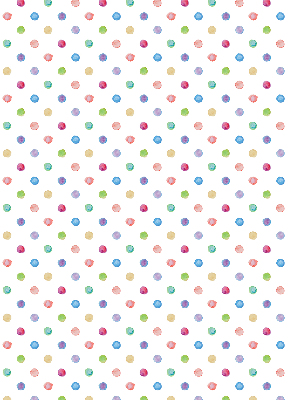 Rolgordijn voor het raam Kleurrijke stippen