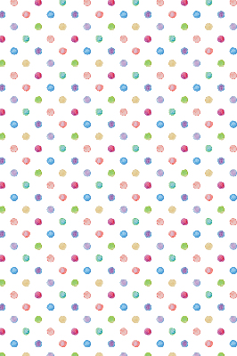 Rolgordijn voor het raam Kleurrijke stippen