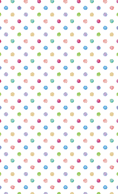 Rolgordijn voor het raam Kleurrijke stippen