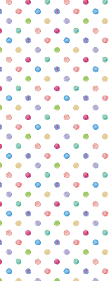 Rolgordijn voor het raam Kleurrijke stippen