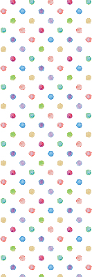 Rolgordijn voor het raam Kleurrijke stippen