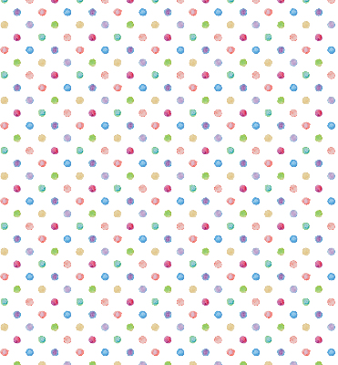 Rolgordijn voor het raam Kleurrijke stippen