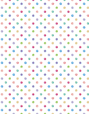 Rolgordijn voor het raam Kleurrijke stippen