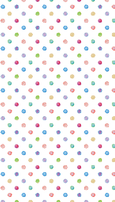 Rolgordijn voor het raam Kleurrijke stippen