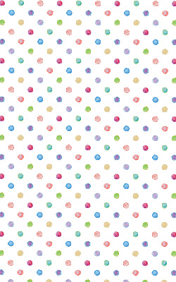 Rolgordijn voor het raam Kleurrijke stippen