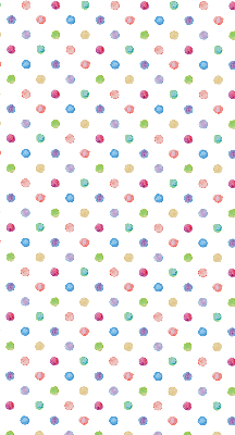 Rolgordijn voor het raam Kleurrijke stippen