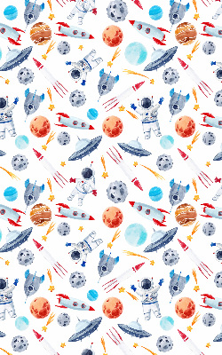 Rolgordijn verduisterend Raketten, kosmonauten, planeten en UFO's