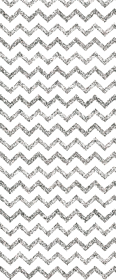 Rolgordijn voor het raam Grijze horizontale zigzaglijnen