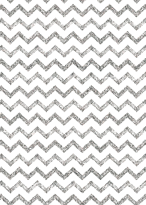 Rolgordijn voor het raam Grijze horizontale zigzaglijnen