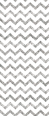 Rolgordijn voor het raam Grijze horizontale zigzaglijnen