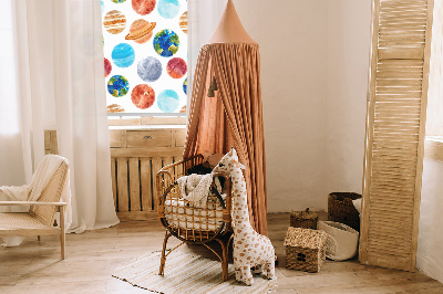 Rolgordijn verduisterend Planeten