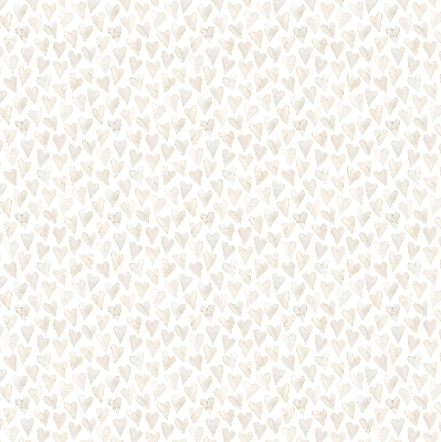 Rolgordijn voor het raam Beige harten