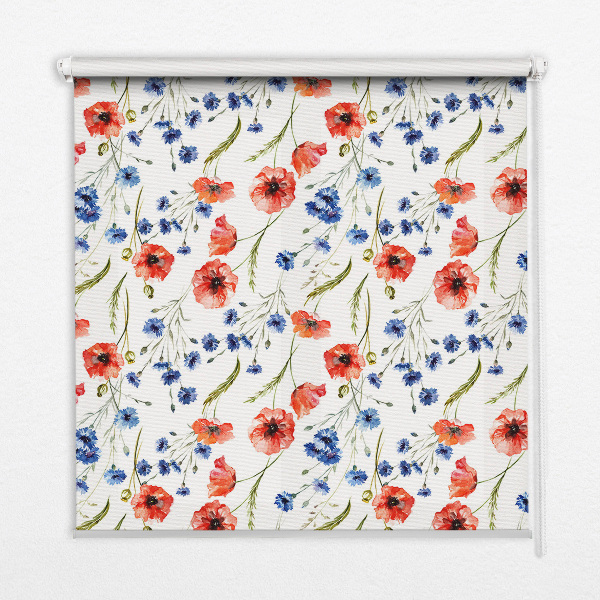 Rolgordijn verduisterend Papaver