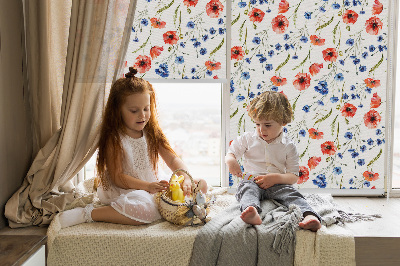 Rolgordijn verduisterend Papaver