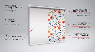 Rolgordijn verduisterend Papaver