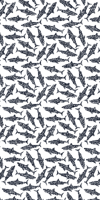 Rolgordijn voor het raam Haaien