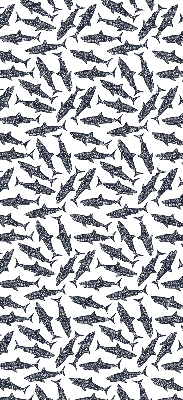 Rolgordijn voor het raam Haaien