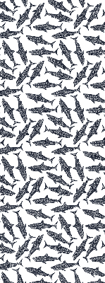 Rolgordijn voor het raam Haaien