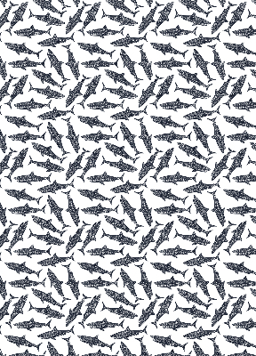 Rolgordijn voor het raam Haaien