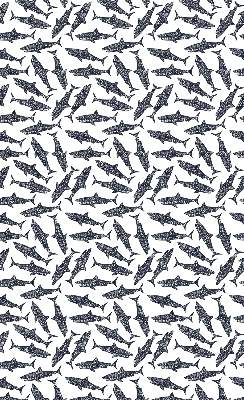 Rolgordijn voor het raam Haaien