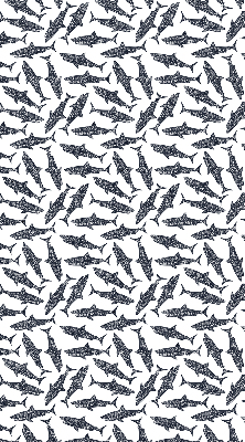 Rolgordijn voor het raam Haaien