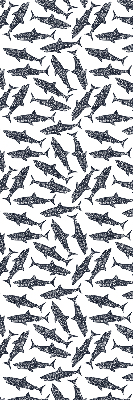 Rolgordijn voor het raam Haaien