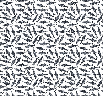 Rolgordijn voor het raam Haaien