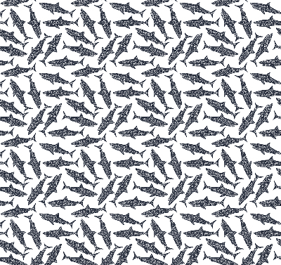 Rolgordijn voor het raam Haaien