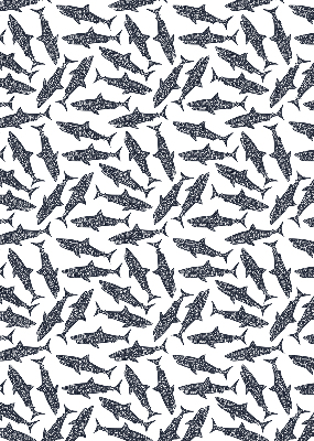 Rolgordijn voor het raam Haaien