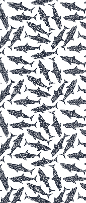 Rolgordijn voor het raam Haaien