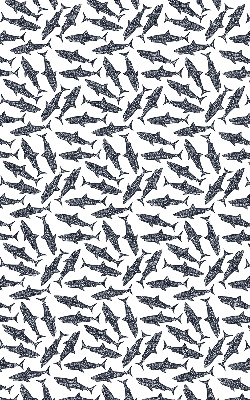 Rolgordijn voor het raam Haaien