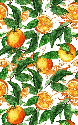 Rolgordijn verduisterend Sinaasappels en bladeren