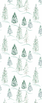 Rolgordijn voor het raam Bomen