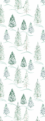 Rolgordijn voor het raam Bomen